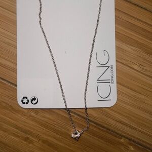 New rose gold cz stone necklace from icing